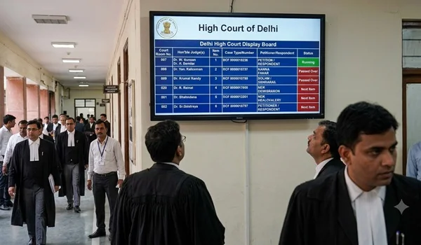 Delhi High Court Display Board